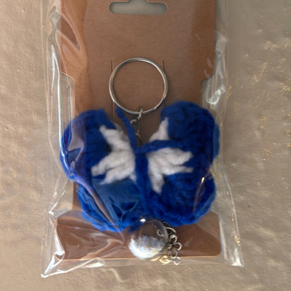 Crochet keychain